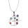 Chakra Pendant Spirit Healing Pendulum Silver Jewelry